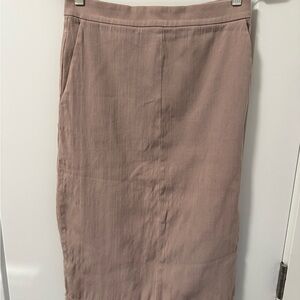 Wilfred Aritzia sz 10 Dusty Mauve Pencil Skirt